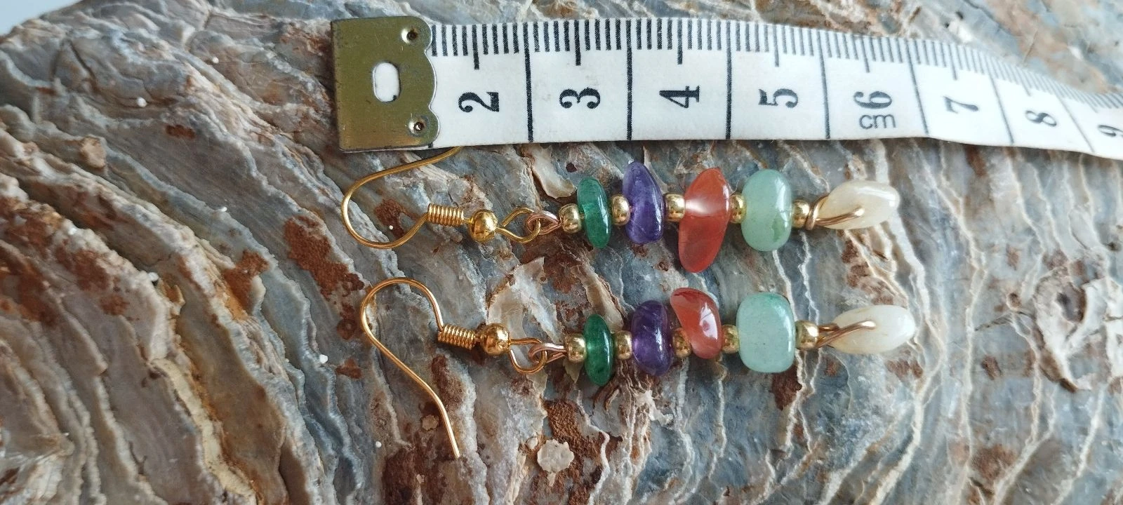 🧿🌈🧸Beautiful Natural Agate Earrings🧸🌈🧸 – photo 12